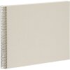 Spiraal Album Bella Vista zandgrijs 34x30 cm witte paginas
