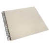 Spiraal Album Bella Vista zandgrijs 34x30 cm witte paginas