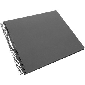 Spiraal Album Bella Vista grijs 35x30 cm zwarte paginas