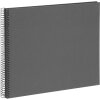 Spiraal Album Bella Vista grijs 35x30 cm zwarte paginas