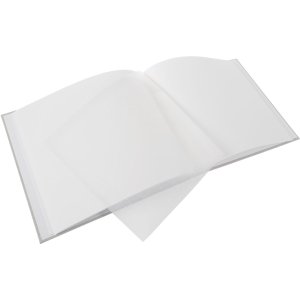 Schroefalbum Bella Vista zandgrijs 30x25 cm witte paginas