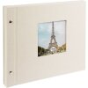 Schroefalbum Bella Vista zandgrijs 30x25 cm witte paginas