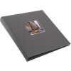 Fotoalbum Bella Vista grijs 30x31 cm zwarte paginas