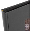 Fotoalbum Bella Vista grijs 30x31 cm zwarte paginas