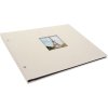 Schroefalbum Bella Vista zandgrijs 39x31 cm zwarte paginas