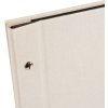 Schroefalbum Bella Vista zandgrijs 39x31 cm zwarte paginas