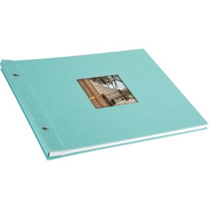 Goldbuch Schroefalbum Bella Vista aqua 39x31 cm 40 witte paginas