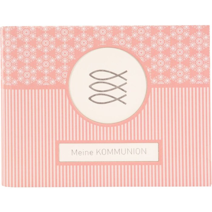 Fotoboek met verborgen spiraal communie mandala Koraal