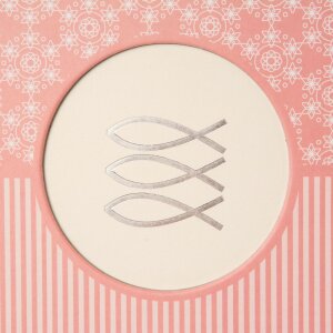 Fotoboek met verborgen spiraal communie mandala Koraal