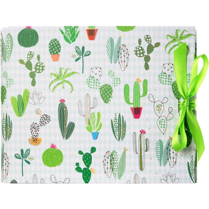 Fotoboek met verborgen spiraal Cactus collectie