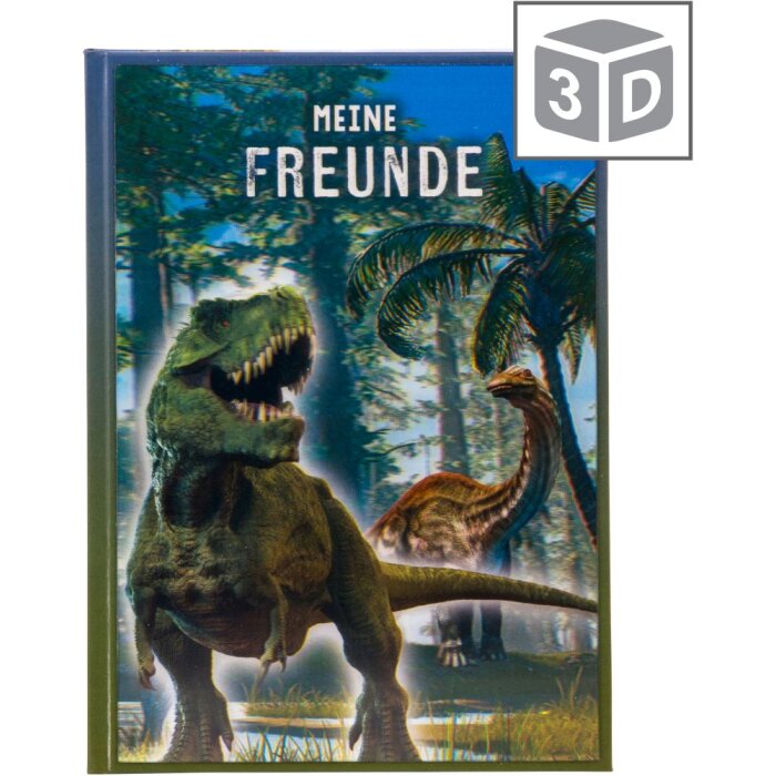 Goldbuch Vriendenboek a5 T-Rex 15x21 cm 88 blz