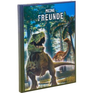 Goldbuch Vriendenboek a5 T-Rex 15x21 cm 88 blz