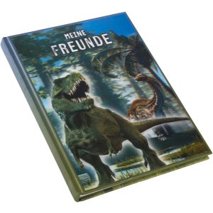 Goldbuch Vriendenboek a5 T-Rex 15x21 cm 88 blz