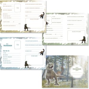 Goldbuch Vriendenboek a5 T-Rex 15x21 cm 88 blz