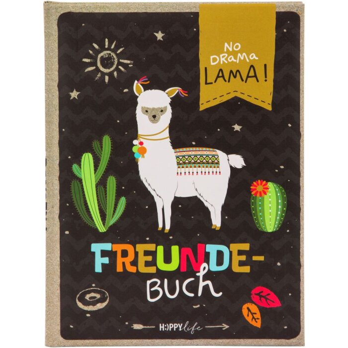 Vriendenboek a5 HAPPYlife Lama