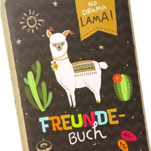 Vriendenboek a5 HAPPYlife Lama