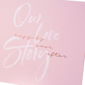 Gastenspiraalalbum Onze Lovestory 29 x 23 cm