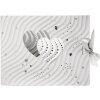 Gastenspiraalalbum Zilver Harten 29 x 23 cm