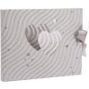 Gastenspiraalalbum Zilver Harten 29 x 23 cm