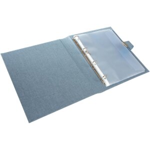 Documentenmap Summertime blauw-grijs