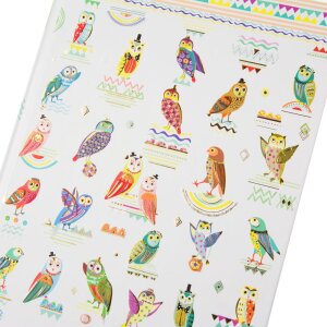 Notitieboek a5 blanco Uilen