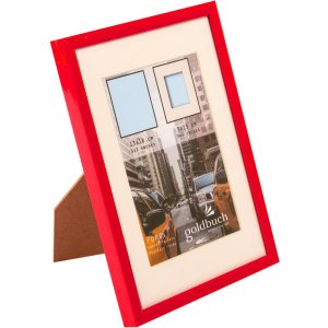 Kunststof lijst Puro 13x18 cm rood