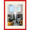 Kunststof lijst Puro 13x18 cm rood