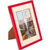 Kunststof lijst Puro 13x18 cm rood