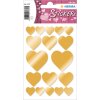 Herma decor Sticker Harten Goud