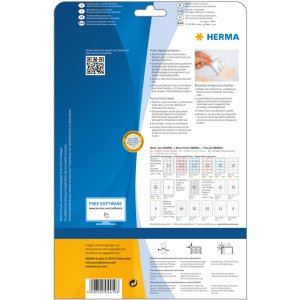 Herma speciale naametiketten, verwijderbaar, a4, 80,0 x...
