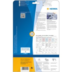 Herma speciale naametiketten, verwijderbaar, a4, 63,5 x...