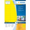 Herma speciale gekleurde etiketten a4, 45,7 x 21,2 mm, geel, permanente kleefstof
