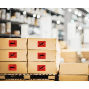 Herma speciale gekleurde etiketten a4, 105 x 42,3 mm, geel, permanente kleefstof