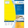 Herma speciale gekleurde etiketten a4, 105 x 42,3 mm, geel, permanente kleefstof