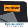 Herma speciale gekleurde etiketten a4, 105 x 42,3 mm, geel, permanente kleefstof