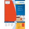 Herma speciale gekleurde etiketten a4, 199,6 x 143,5 mm, rood, permanent klevend