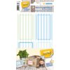 Herma huisetiket Etiketten 52x82 mm Blauw-Groen, verwijderbaar