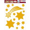 Herma decor Raamsticker Sterren Goud