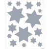 Herma decor Raamsticker Sterren Zilver