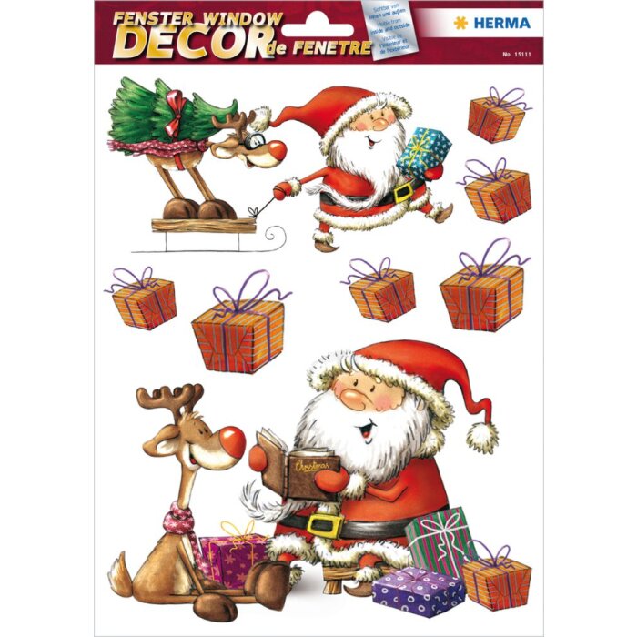 Herma versiering raamdecoratie sinterklaasdag