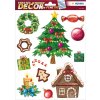 Herma decor Raamsticker Kersttijd