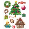 Herma decor Raamsticker Kersttijd