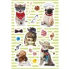 Herma magische Sticker Hond & Kat Stijl, Juweel