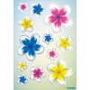 Herma magische sticker zomerbloemen met 3d vleugeleffect
