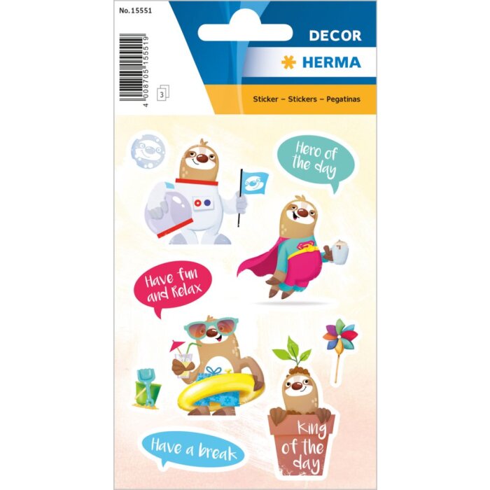 Herma decoratie Sticker Kasimir - de Koning van de dag