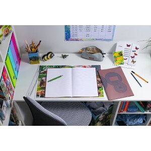 Herma Schriftfolie pp a4 transparant-bruin
