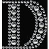 Herma FASHIONLine Crystal Sticker "D";"Herma Kristallen Sticker
