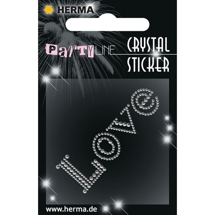 Herma FASHIONLine Kristallen Sticker Liefde