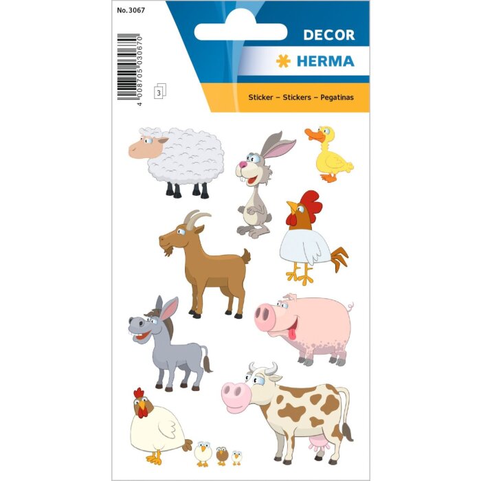 Herma decor Sticker Favoriete Dieren