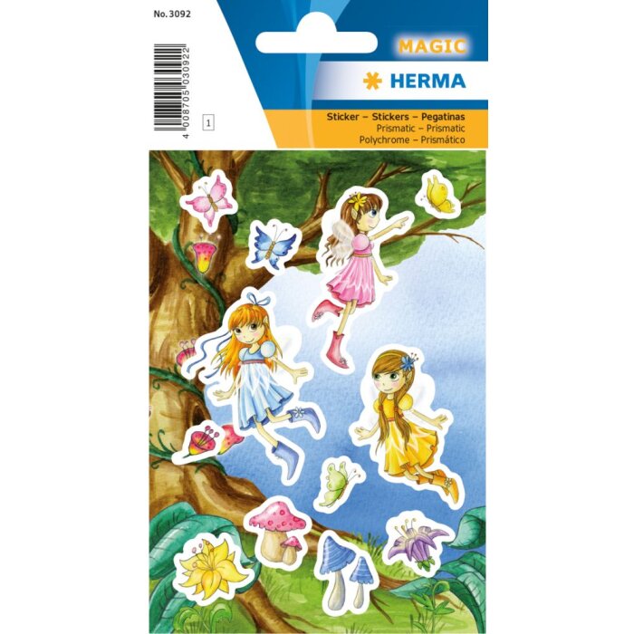 Herma magic Sticker Magische Feeën, Prismatische Folie